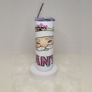 Santa Baby 20oz Tumbler With Lid and Straw